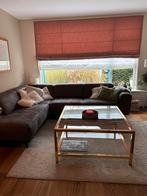 Vintage salontafel - messing en glas, Antiek en Kunst, Antiek | Meubels | Tafels, Ophalen