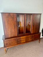 Antieke buffet/vitrinekast, Ophalen, Zo goed als nieuw, 25 tot 50 cm