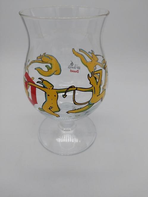Duvel glas 6 Hop Devils, Verzamelen, Biermerken, Zo goed als nieuw, Glas of Glazen, Duvel, Ophalen of Verzenden