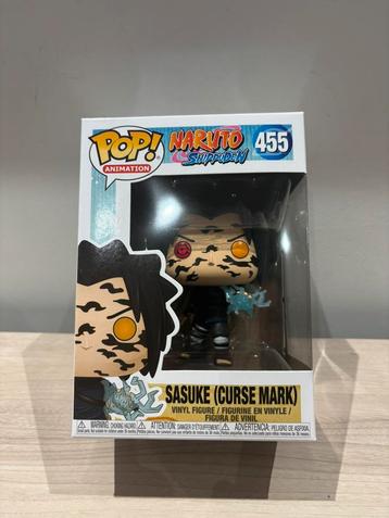 Funko Pop! Naruto- Sasuke w/ Curse Marks #455 Exclusive beschikbaar voor biedingen