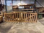 Prachtige 2-delige hardhouten poort, 2x 200 cm., Verzenden, 100 tot 150 cm, 150 tot 200 cm, Nieuw
