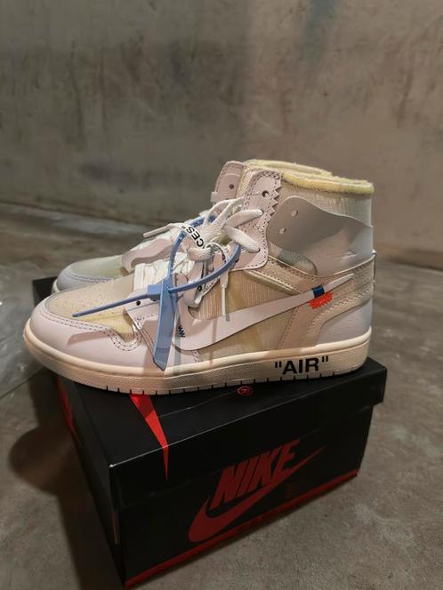 Air jordan 1 Retro High x Off white – maat 42, Kleding | Heren, Schoenen, Nieuw, Wit, Ophalen
