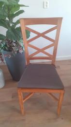 8 Teakhouten eetkamerstoelen, Huis en Inrichting, Stoelen, Ophalen of Verzenden, Gebruikt, Bruin