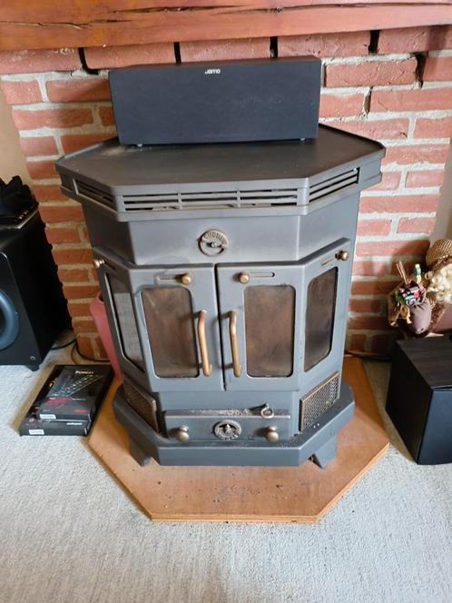 BARBAS ROSOLO 9KW houtkachel, Huis en Inrichting, Kachels, Gebruikt, Vrijstaand, Houtkachel, Hout, Ophalen