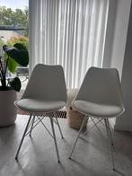 6 mooie witte eetkamerstoelen, Ophalen, Wit, Zo goed als nieuw, Modern/ scandinavisch