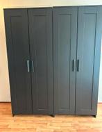 2x Brimnes kledingkast - Zwart, Huis en Inrichting, Kasten | Kledingkasten, Ophalen, Overige materialen, 50 tot 100 cm, Zo goed als nieuw