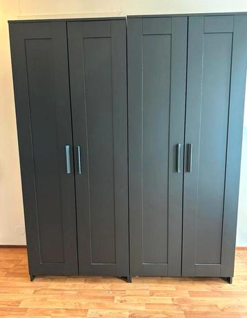 2x Brimnes kledingkast - Zwart beschikbaar voor biedingen
