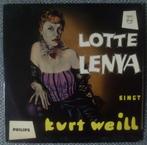 Lotte Lenya - Lotte Lenya singt Kurt Weill (LP), Ophalen of Verzenden, Voor 1960, Gebruikt, 12 inch