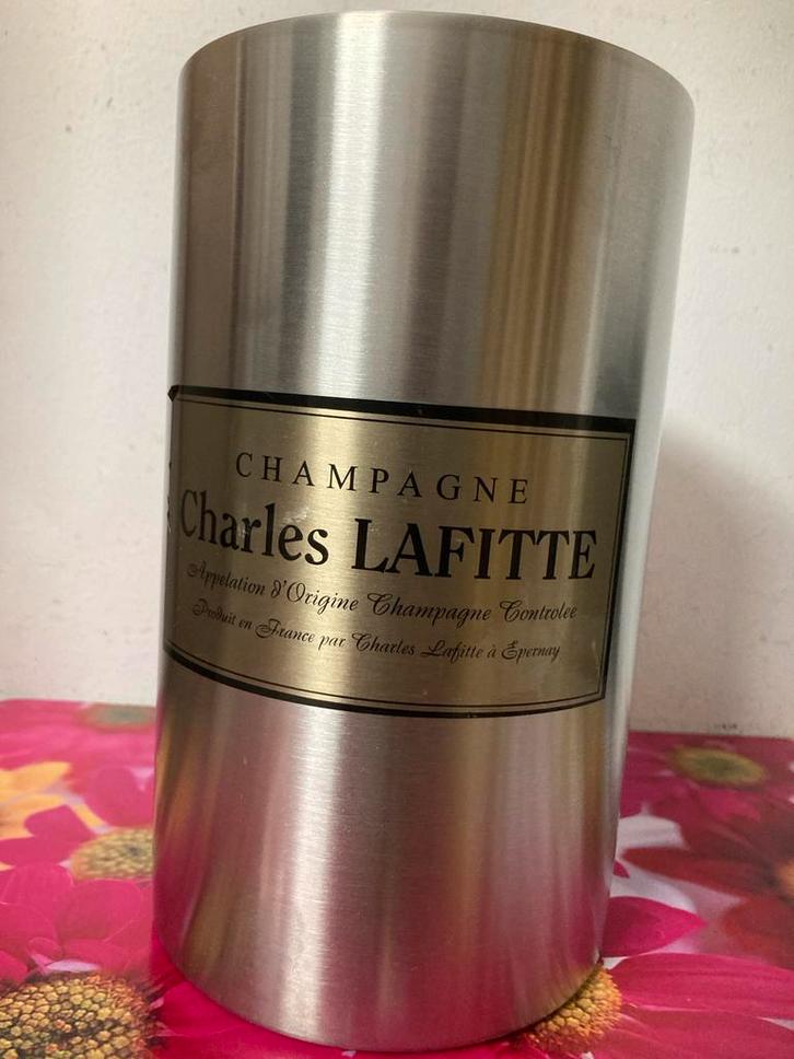 Charles Lafitte Champagnekoeler - Edelstaal, Huis en Inrichting, Keuken | Keukenbenodigdheden, Zo goed als nieuw, Ophalen of Verzenden