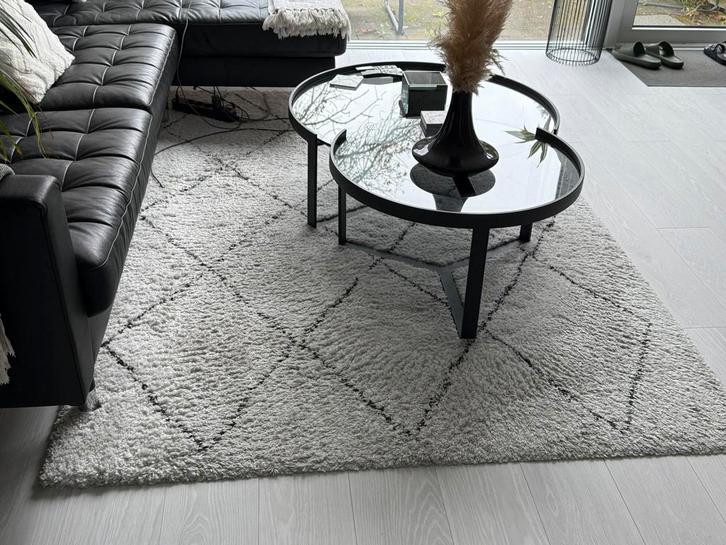 Lizzano tapijt vloerkleed wit – 160x230 cm, Huis en Inrichting, Stoffering | Tapijten en Kleden, Zo goed als nieuw, 150 tot 200 cm