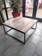 MOOIE grote Salontafel 100x100x45 cm, Ophalen, ROBUUST, Vierkant, Zo goed als nieuw