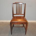 Eetkamerstoelen i.z.g.s. (6x) schaapsleer, Huis en Inrichting, Stoelen, Ophalen, Zo goed als nieuw, Leer, Vijf, Zes of meer stoelen