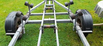 Freewheel as met velgen voor trailer of aanhanger 1000+ kilo beschikbaar voor biedingen