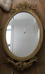 Antieke spiegel, Antiek en Kunst, Antiek | Spiegels, Ophalen, Ovaal, 50 tot 100 cm, 150 tot 200 cm