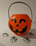 Halloween pompoen emmer / bucket, Hobby en Vrije tijd, Feestartikelen, Ophalen, Zo goed als nieuw, Feestartikel, Halloween of Griezel