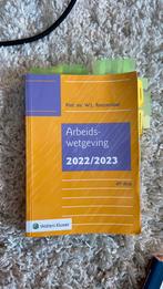 Arbeidswetgeving 2022/2023, Boeken, Ophalen of Verzenden