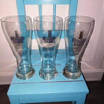 Bierglazen Brugge tripel gruut 3 stuks beschikbaar voor biedingen