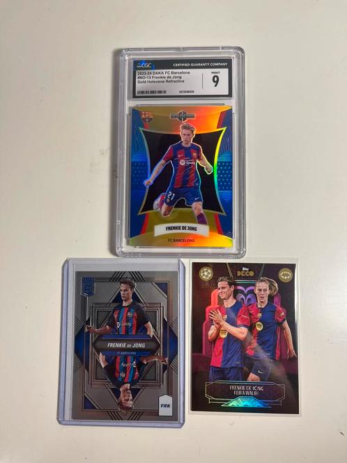 Frenkie de Jong bundel 3 kaarten (topps, panini, daka), Verzamelen, Sportartikelen en Voetbal, Zo goed als nieuw, Poster, Plaatje of Sticker