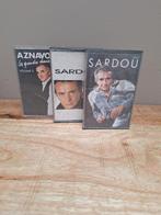 3 Cassettebandjes Aznavour & Sardou, Gebruikt, 2 t/m 25 bandjes, Ophalen of Verzenden, Origineel