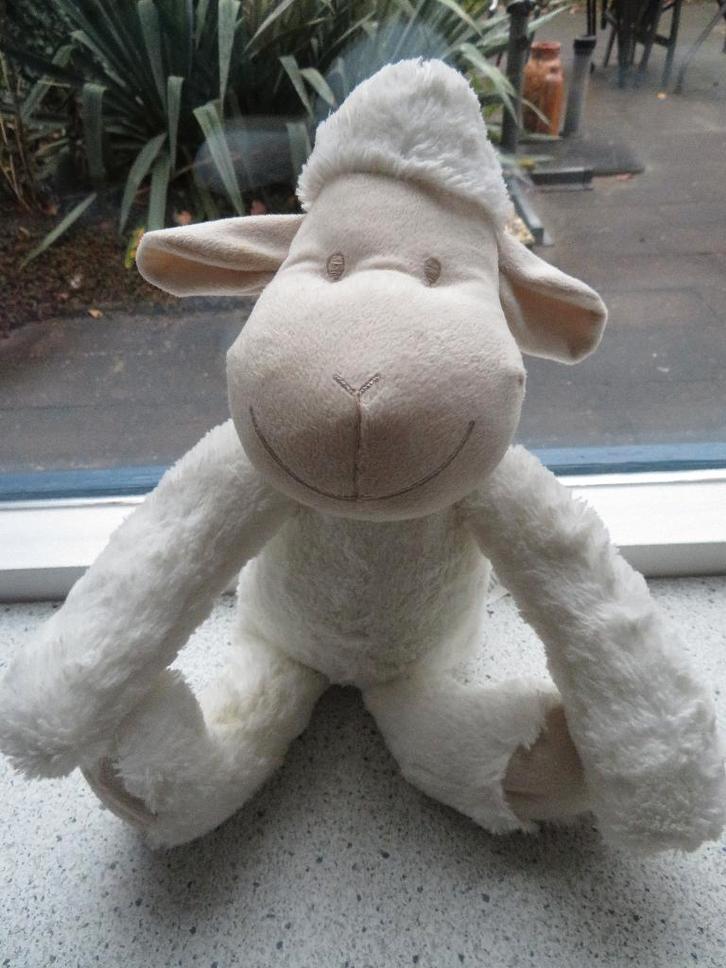 Schaap van Kruidvat Wibra? meet ca 44 cm totaal, Kinderen en Baby's, Speelgoed | Knuffels en Pluche, Zo goed als nieuw, Overige typen