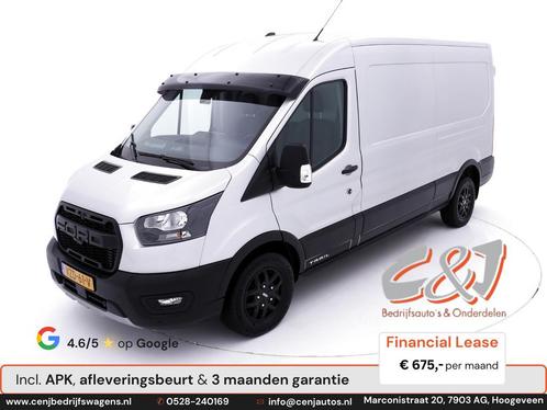 Ford Transit 350 2.0 TDCI L3H2 Trail MHEV luxe trail uitvoer, Auto's, Bestelauto's, Bedrijf, Te koop, ABS, Achteruitrijcamera