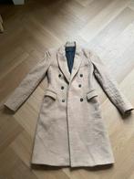 Zara Dames jas wolmix XS, Ophalen, Gedragen, Maat 34 (XS) of kleiner, Beige