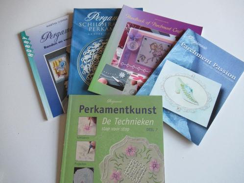 Pergamano boeken 8 foto's, Hobby en Vrije tijd, Kaarten | Zelf maken, Zo goed als nieuw, Overige typen, Overige thema's, Ophalen