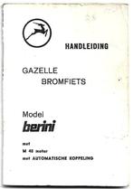 Gazelle model Berini handleiding bromfiets (7520z), Gebruikt, Ophalen of Verzenden