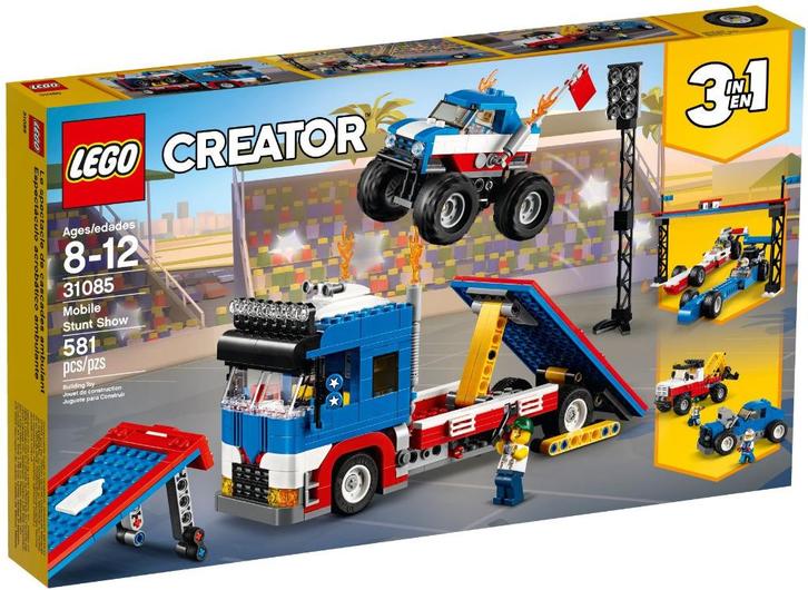 LEGO 31085 CREATOR 3-IN-1 - Mobiele stuntshow (sealed), Kinderen en Baby's, Speelgoed | Duplo en Lego, Nieuw, Lego, Complete set