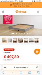 Emma Original Bed 160 x 200, Huis en Inrichting, Slaapkamer | Bedden, 160 cm, Grijs, Zo goed als nieuw, Ophalen