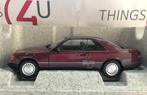 Norev 1:18 Mercedes-Benz 300 CE-24 Coupe 1990 almandine rood, Hobby en Vrije tijd, Modelauto's | 1:18, Ophalen of Verzenden, Nieuw
