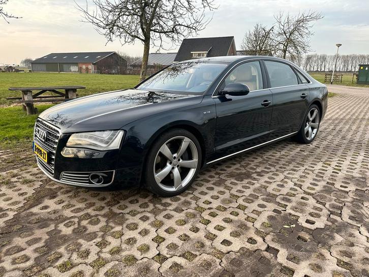 Audi A8 L W12 6.3 FSI Quattro 501pk apk 2026 FULL OPTION, Auto's, Audi, Bedrijf, A8, 4x4, ABS, Achteruitrijcamera, Adaptieve lichten