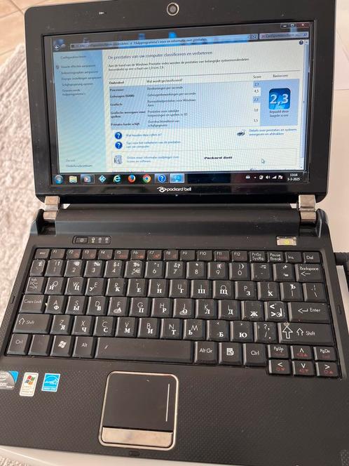 Packard Bell Kav 60 Netbook DOT 10,1 Intel Atom CPU, Computers en Software, Windows Laptops, Gebruikt, 10 inch of minder, HDD