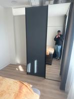 Kledingkast Leenbakker matzwart met spiegel, Huis en Inrichting, Kasten | Kledingkasten, Ophalen of Verzenden, 25 tot 50 cm, 100 tot 150 cm