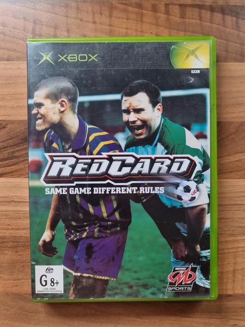 Red card Soccer, Spelcomputers en Games, Games | Xbox Original, Zo goed als nieuw, Sport, 1 speler, Vanaf 3 jaar, Ophalen of Verzenden