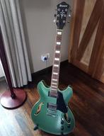 Ibanez AS73 OLM Olive Green, Hollow Body gitaar, Muziek en Instrumenten, Ophalen, Zo goed als nieuw, Hollow body, Ibanez