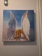 Schilderij Engel - Goede Staat, Antiek en Kunst, Kunst | Schilderijen | Klassiek, Ophalen of Verzenden