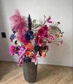 Prachtig bloemstuk met vaas, Ophalen, Zo goed als nieuw, Binnen