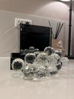 Zwarte waxinelichthouders en kristallen druif, Huis en Inrichting, Ophalen, Gebruikt