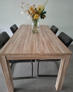 Houten eettafel 4 pers., Huis en Inrichting, Ophalen, Gebruikt, 50 tot 100 cm, 150 tot 200 cm