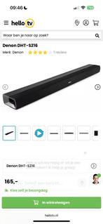 Denon DHT-S216, Ophalen of Verzenden, Met ingebouwde subwoofer, Zo goed als nieuw