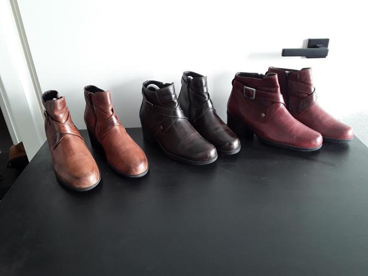 Wolky enkellaarzen maat 38, bordeaux, Kleding | Dames, Schoenen, Zo goed als nieuw, Rood, Ophalen of Verzenden