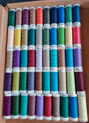 Nieuw Partij Gutermann allesnaaigaren 50 stuks / pakket 3 beschikbaar voor biedingen