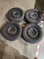 Winterbanden op stalen velg, Auto-onderdelen, Banden en Velgen, Ophalen, Gebruikt, 15 inch, Banden en Velgen