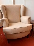 Crème kleurige fauteuil, Huis en Inrichting, Fauteuils, Ophalen, Klassiek, 75 tot 100 cm, Zo goed als nieuw
