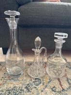 3 bottles, Antiek en Kunst, Antiek | Glas en Kristal, Ophalen of Verzenden
