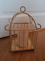 Decoratieve vogelkooi kaarsenhouder, Ophalen of Verzenden, Gebruikt, Minder dan 25 cm