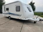 Hobby Deluxe 500 kmfe bj 2009, Caravans en Kamperen, Schokbreker, Hobby, Frans bed, Treinzit