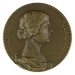 Toon Dupuis - Penning VPK, 1927 : Prinses Juliana, Postzegels en Munten, Penningen en Medailles, Verzenden, Brons, Nederland