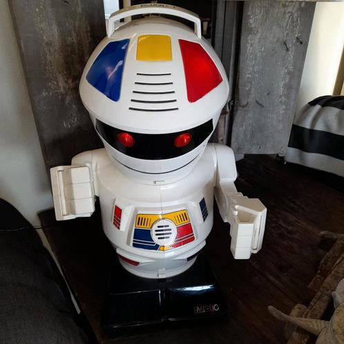 Vintage robot Emigilio butlerrobot 1980, Verzamelen, Speelgoed, Gebruikt, Ophalen of Verzenden